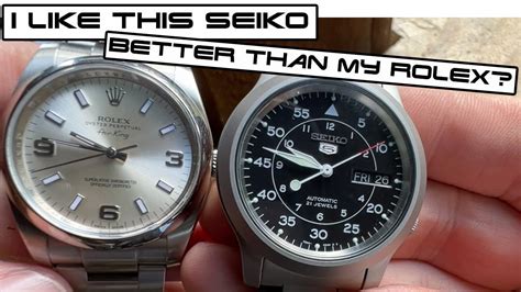 is seiko better than rolex